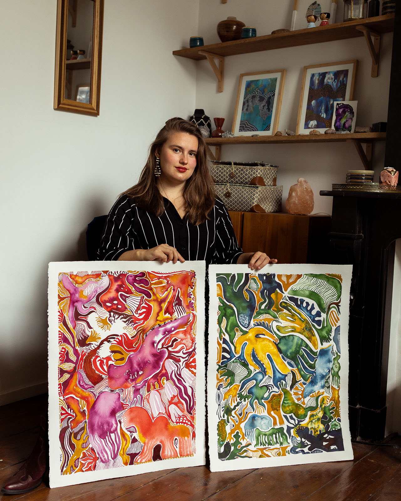 Nind, Jorinde with artwork